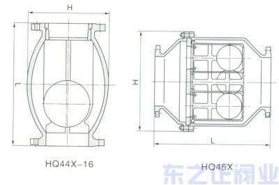 微阻球形止回閥結構圖