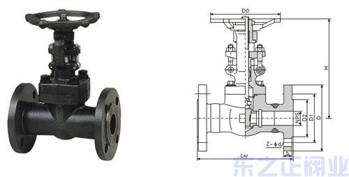 法蘭式鍛鋼閘閥 法蘭式鍛鋼閘閥