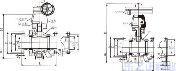 氧氣球閥結(jié)構(gòu)圖