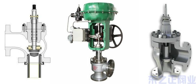 氣動薄膜角式調節閥結構圖 氣動薄膜角式調節閥結構圖