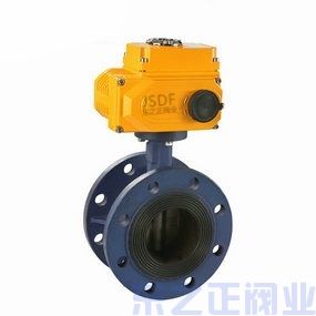 電動(dòng)法蘭襯膠蝶閥