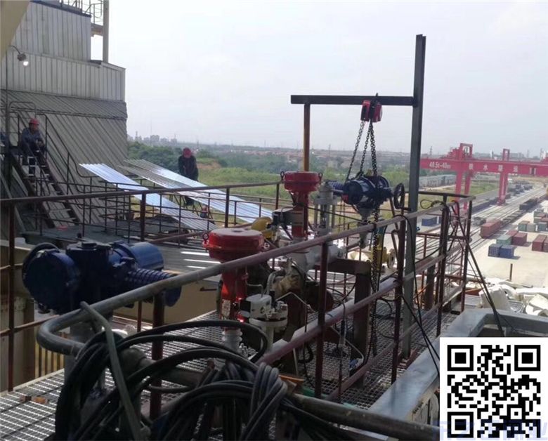 電動調(diào)節(jié)閥及氣動調(diào)節(jié)球閥使用現(xiàn)場(圖2)