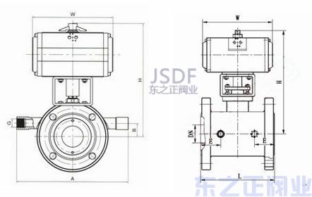 氣動(dòng)保溫球閥結(jié)構(gòu)圖 氣動(dòng)保溫球閥結(jié)構(gòu)圖