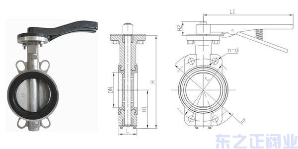 手動軟密封不銹鋼蝶閥 手動軟密封不銹鋼蝶閥